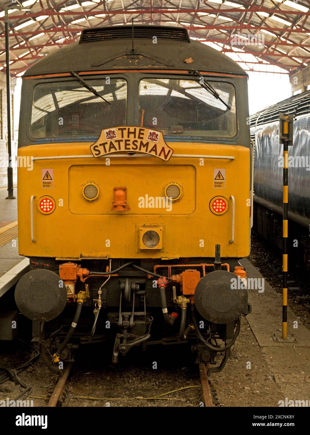 Cornish Riviera Statesman, Nantwich à Penzance et retour organisé par Statesman Rail, opérateur locomotive services Group (2x Class 47 Diesel) Banque D'Images