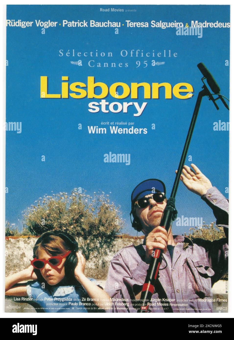 Lisbonne histoire année : 1994 Allemagne réalisateur : Wim Wenders Vera Cunha Rocha, Rudiger Vogler affiche française Banque D'Images