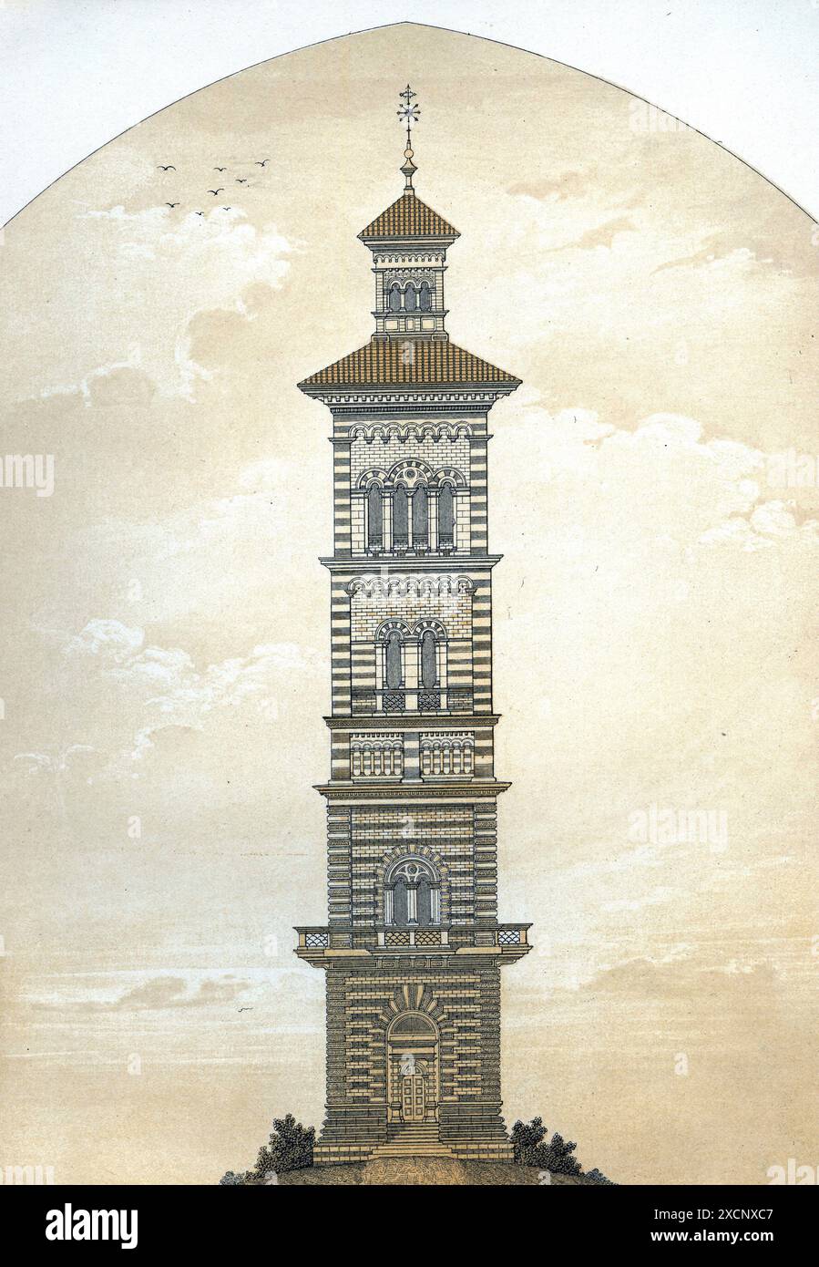 Témoignage National (Memorial) proposé pour James Watt. James Watt (1736-1819), un inventeur écossais, ingénieur mécanicien, et chimiste. En date du 19e siècle Banque D'Images