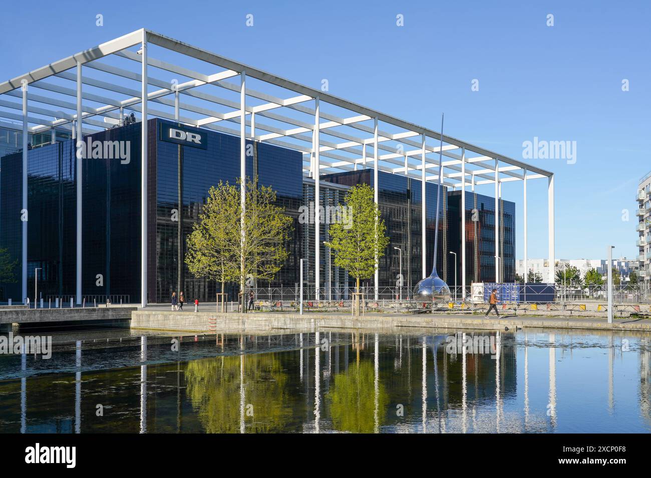 Bâtiment de la DR Copenhagen Radio Danish Broadcasting Corporation conçu par les architectes Vilhelm Lauritzen Architects. Copenhague, Danemark Banque D'Images