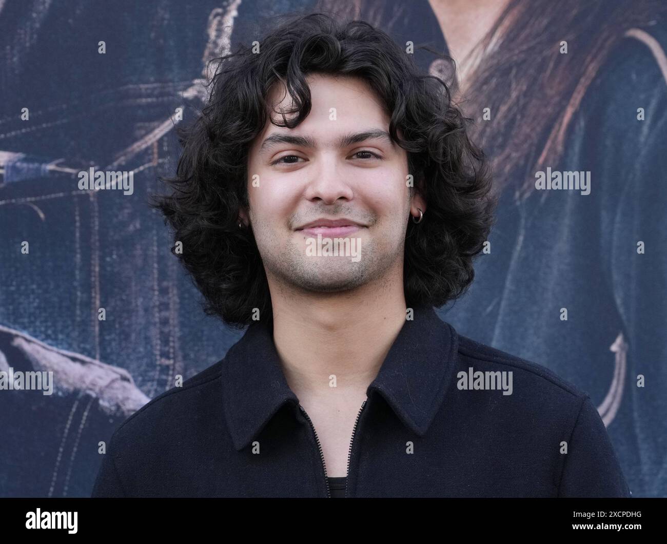 Xolo Maridueña arrive à LA première de BIKERIDERS Los Angeles au TCL Chinese Theatre à Hollywood, CA lundi, ? 17 juin 2024. (Photo de Sthanlee B. Mirador/Sipa USA) Banque D'Images