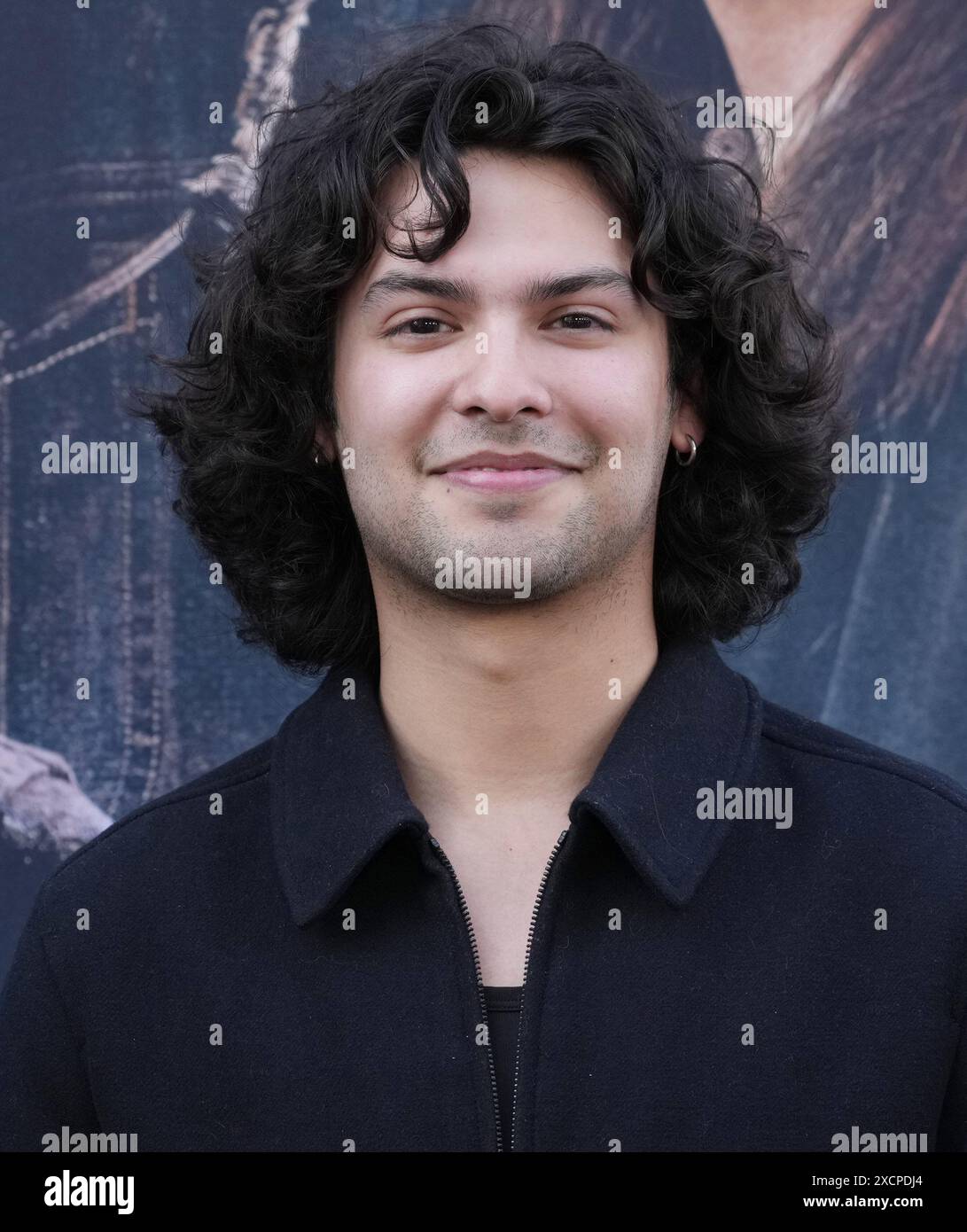 Xolo Maridueña arrive à LA première de BIKERIDERS Los Angeles au TCL Chinese Theatre à Hollywood, CA lundi, ? 17 juin 2024. (Photo de Sthanlee B. Mirador/Sipa USA) Banque D'Images