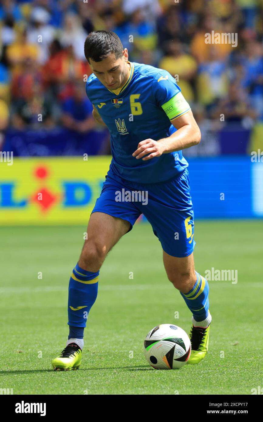 Munich Football Arena, Munich, Allemagne. 17 juin 2024. Euro 2024 Groupe E Football, Roumanie contre Ukraine ; Taras Stepanenko (UKR) crédit : action plus Sports/Alamy Live News Banque D'Images