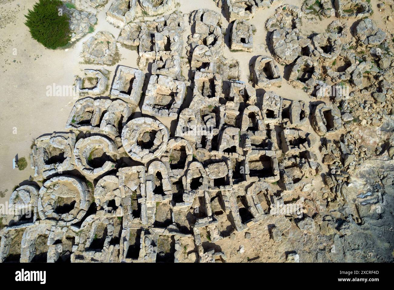 Son Real nécropole, île de Majorque, Espagne Banque D'Images