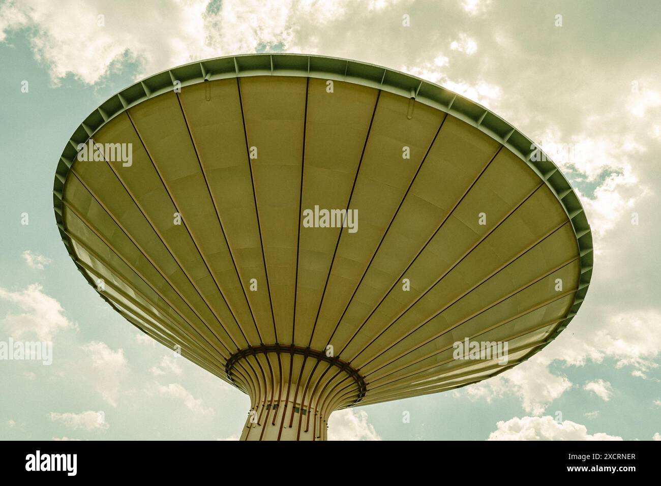 Château d'eau champignon, vaisseau spatial USS Enterprise - Star Trek Banque D'Images