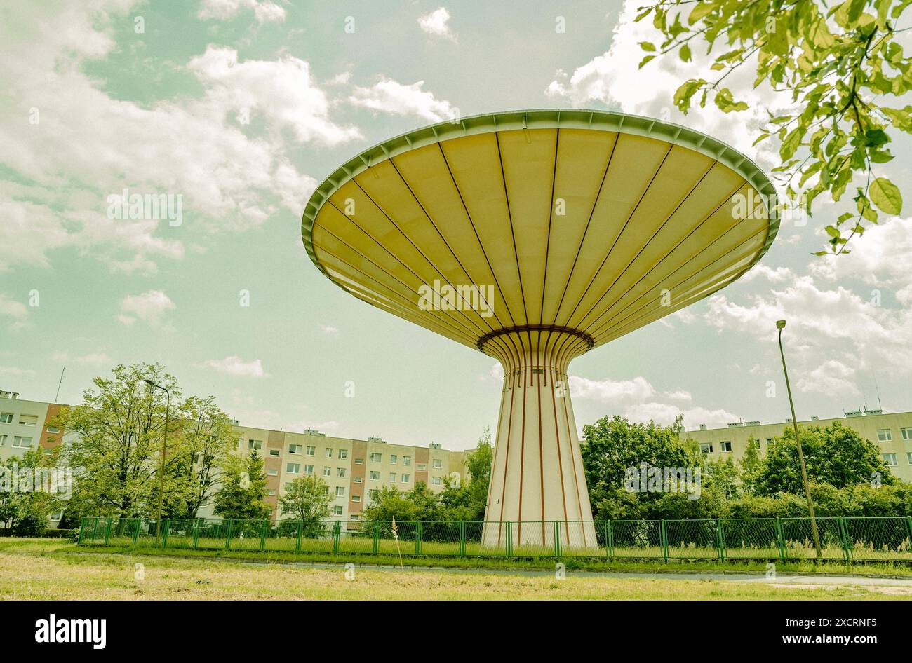 Château d'eau champignon, vaisseau spatial USS Enterprise - Star Trek Banque D'Images