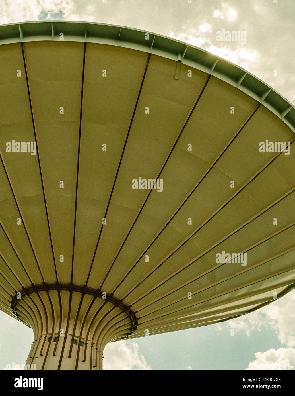 Château d'eau champignon, vaisseau spatial USS Enterprise - Star Trek Banque D'Images