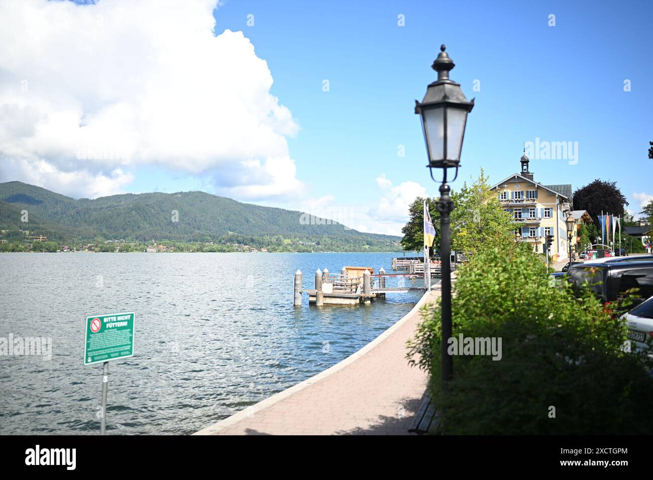 Lac Tegernsee en Bavière Banque D'Images