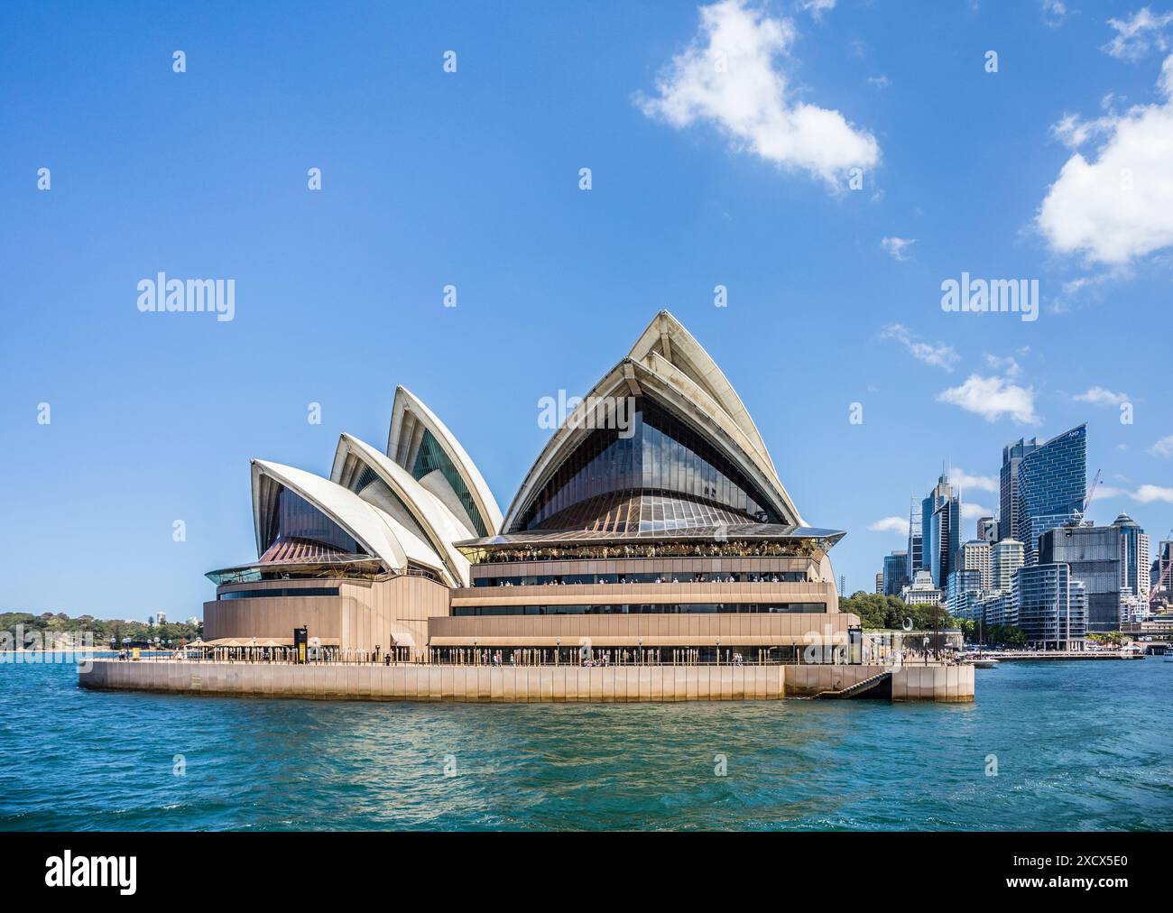 Opéra de Sydney à Bennelong point, Sydney Cove, Nouvelle-Galles du Sud, Australie Banque D'Images