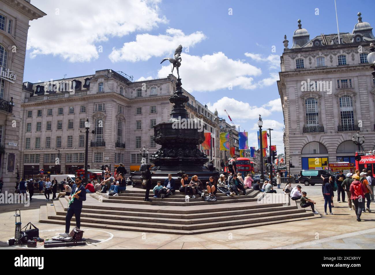 Londres, Royaume-Uni - 17 juin 2024. Piccadilly Circus vue de jour. Crédit : Vuk Valcic/Alamy Banque D'Images