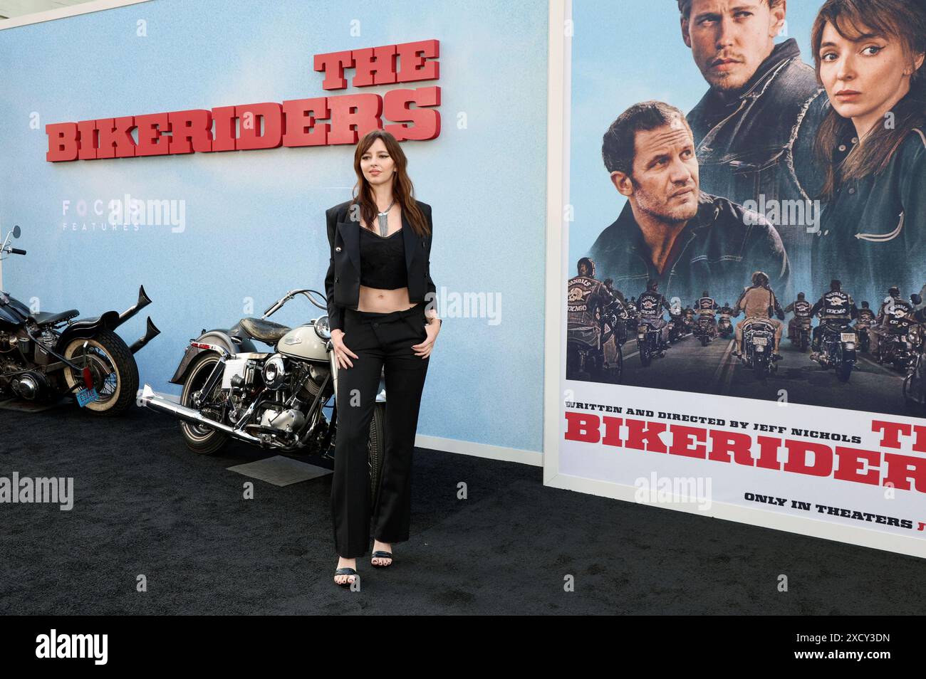 Natasha Bassett BEI der Premiere des Kinofilms The Bikeriders im TCL Chinese Theatre. Los Angeles, 17.06.2024 *** Natasha Bassett à la première du film The Bikeriders au TCL Chinese Theatre Los Angeles, 17 06 2024 Foto:XJ.xBlocx/xFuturexImagex bikeriders 3621 Banque D'Images