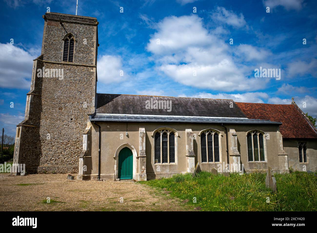 Église Hacheston Suffolk Angleterre Banque D'Images