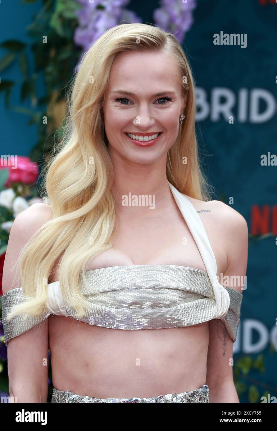 Jessica Madsen assiste à la projection spéciale de 'Bridgerton' saison 3 - deuxième partie à l'Odeon luxe Leicester Square à Londres. (Photo de Fred Duval / SOPA images/SIPA USA) Banque D'Images