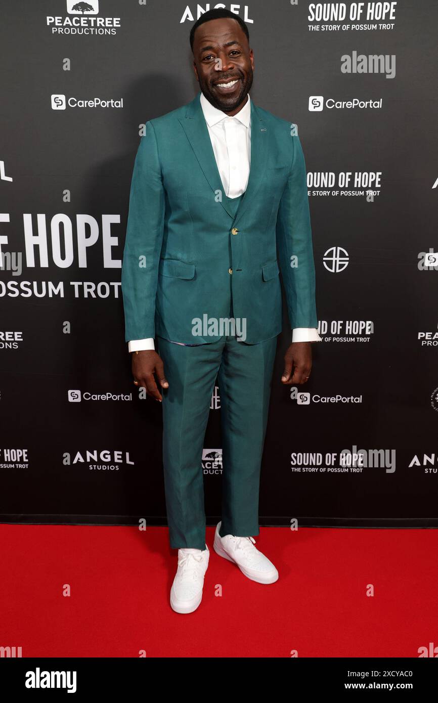 Los Angeles, CA. 18 juin 2024. Demetrius grosse à la première de Sound of Hope : The Story of Possum Trot' le 18 juin 2024 au Linwood Dunn Theater à Los Angeles, Californie. Crédit : Faye Sadou/Media Punch/Alamy Live News Banque D'Images