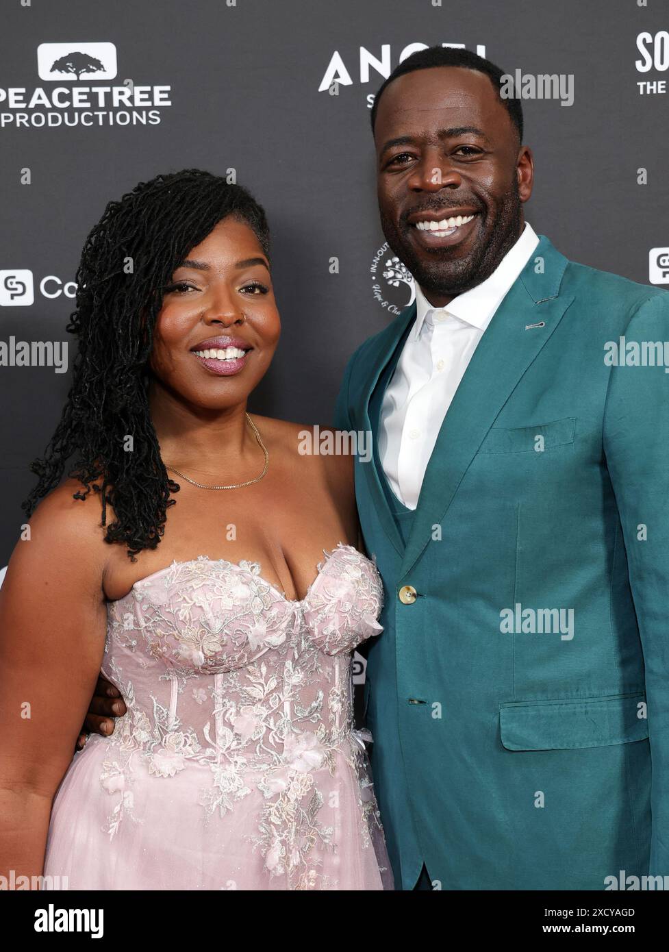 Los Angeles, CA. 18 juin 2024. Ashley Nicole grosse, Demetrius grosse à la première de Sound of Hope : The Story of Possum Trot' le 18 juin 2024 au Linwood Dunn Theater à Los Angeles, Californie. Crédit : Faye Sadou/Media Punch/Alamy Live News Banque D'Images