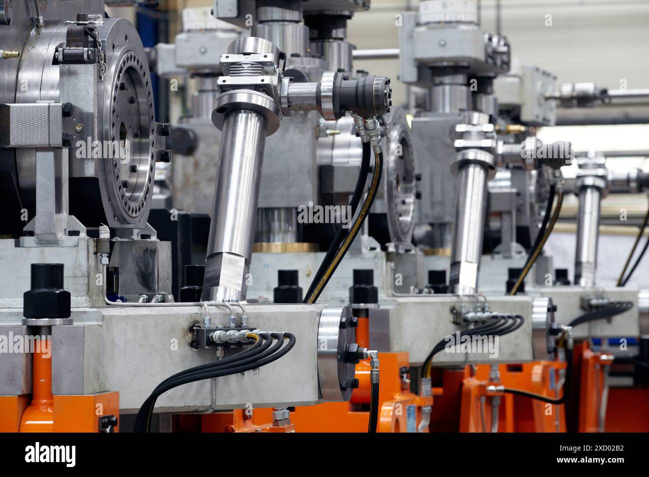 Assemblée générale et la fabrication de boîtes de vitesses, de laminage de l'industrie mécanique, Gipuzkoa, Pays Basque, Espagne Banque D'Images
