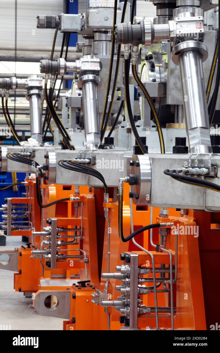 Assemblée générale et la fabrication de boîtes de vitesses, de laminage de l'industrie mécanique, Gipuzkoa, Pays Basque, Espagne Banque D'Images