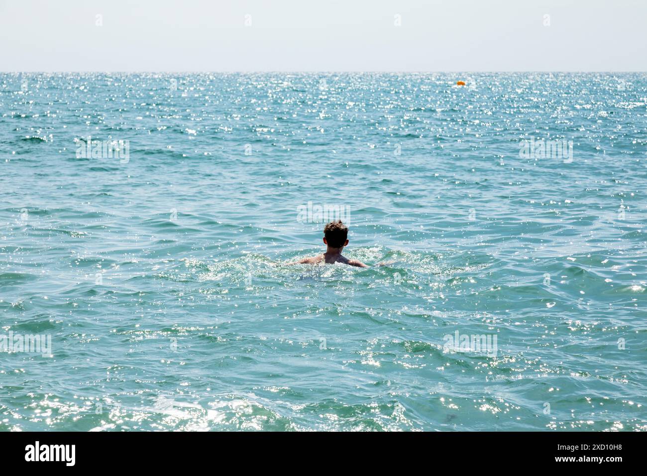 La plage de Barcelone, Espagne Banque D'Images