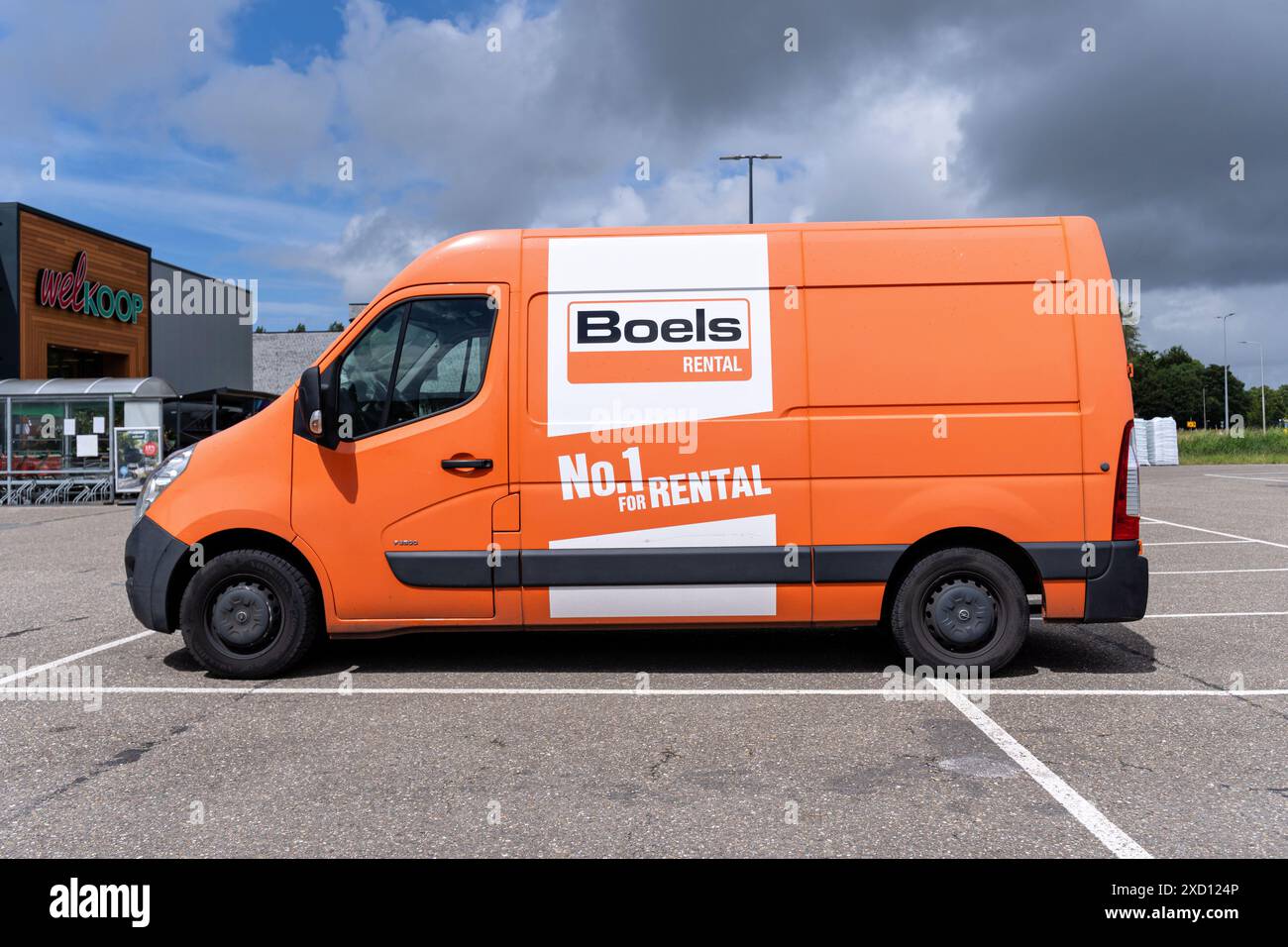 Boels Location Opel Movano F3500 Banque D'Images