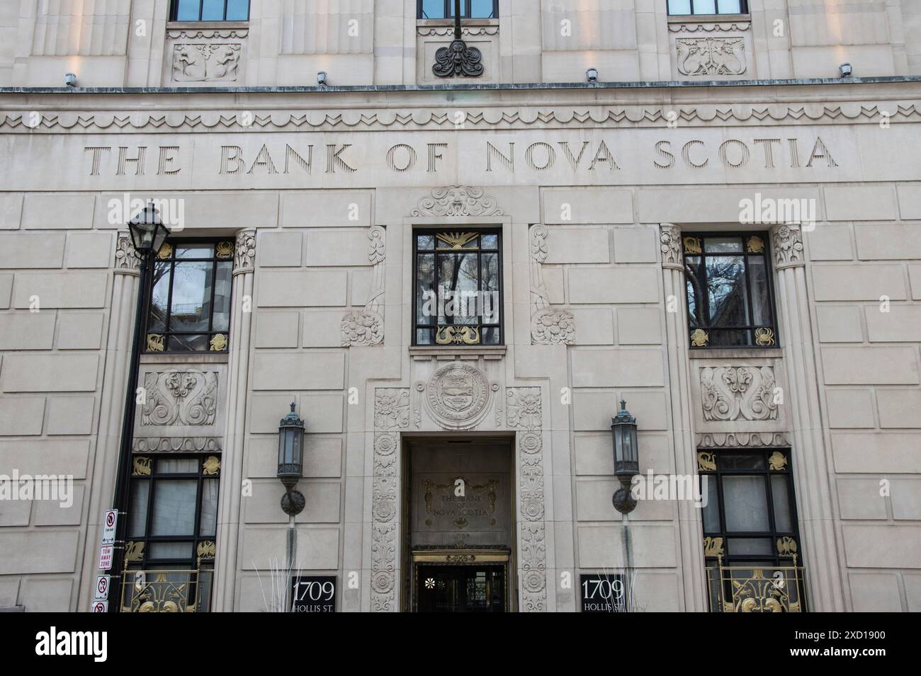 Banque de Nouvelle-Écosse sur Hollis Street au centre-ville de Halifax, Nouvelle-Écosse, Canada Banque D'Images Banque de Nouvelle-Écosse sur Hollis Street au centre-ville de Halifax, Nouvelle-Écosse, Canada Banque D'Images