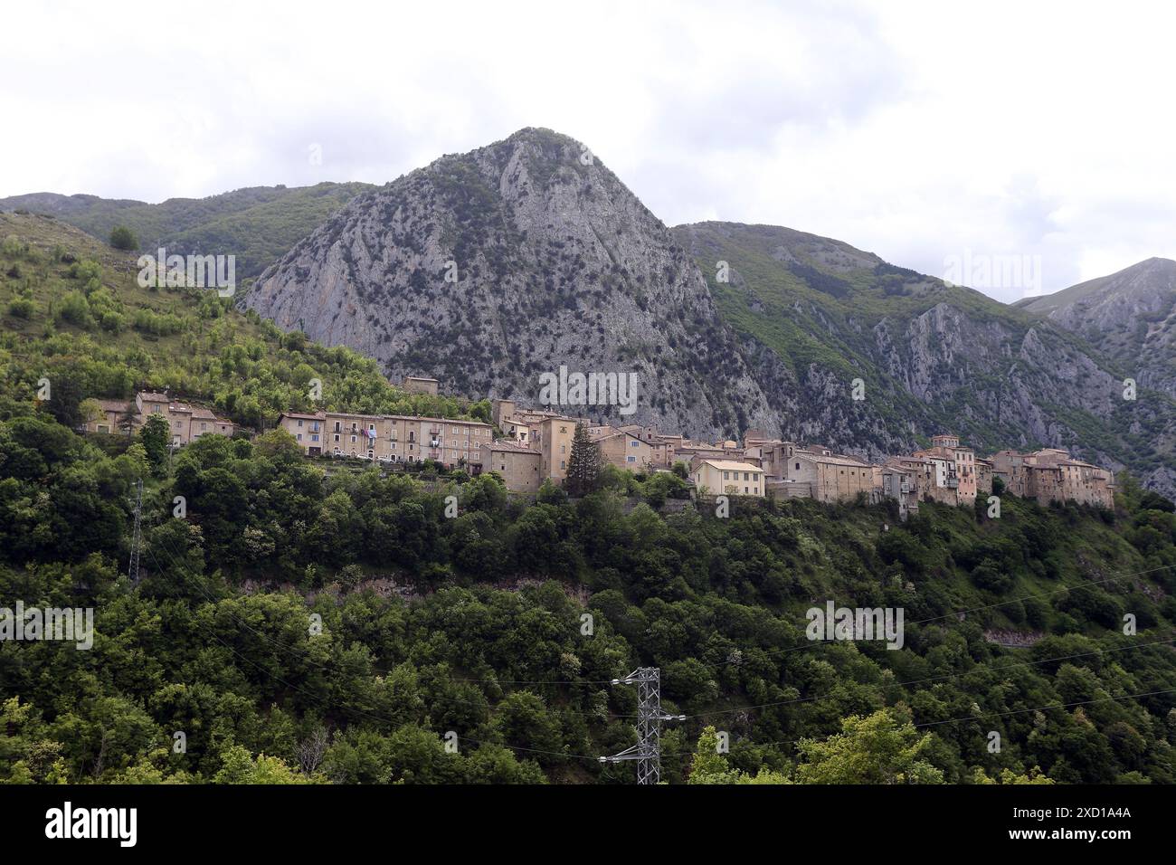 Castrovalva - Anversa degli Abruzzi - Abruzzes - Italie Banque D'Images