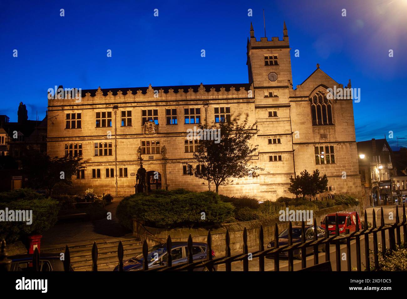 Bibliothèque de Shrewsbury, Shropshire, Royaume-Uni Banque D'Images