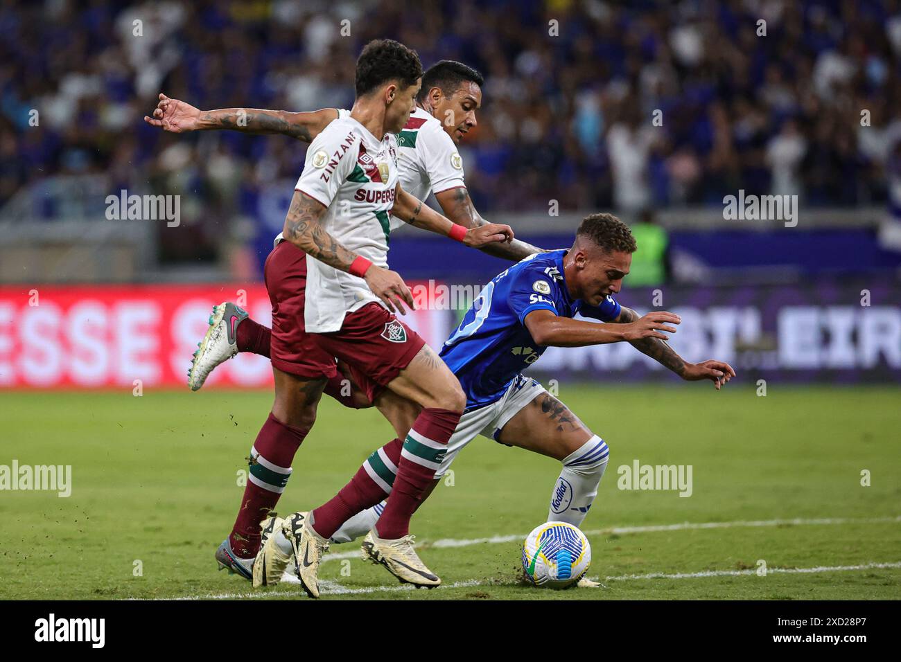 Belo Horizonte, Brésil. 19 juin 2024. MG - BELO HORIZONTE - 06/19/2024 - BRÉSIL A 2024, CRUZEIRO x FLUMINENSE - Robert Cruzeiro joueur lors d'un match contre Fluminense au stade Mineirao pour le championnat brésilien A 2024. Photo : Gilson Lobo/AGIF (photo : Gilson Lobo/AGIF/SIPA USA) crédit : SIPA USA/Alamy Live News Banque D'Images