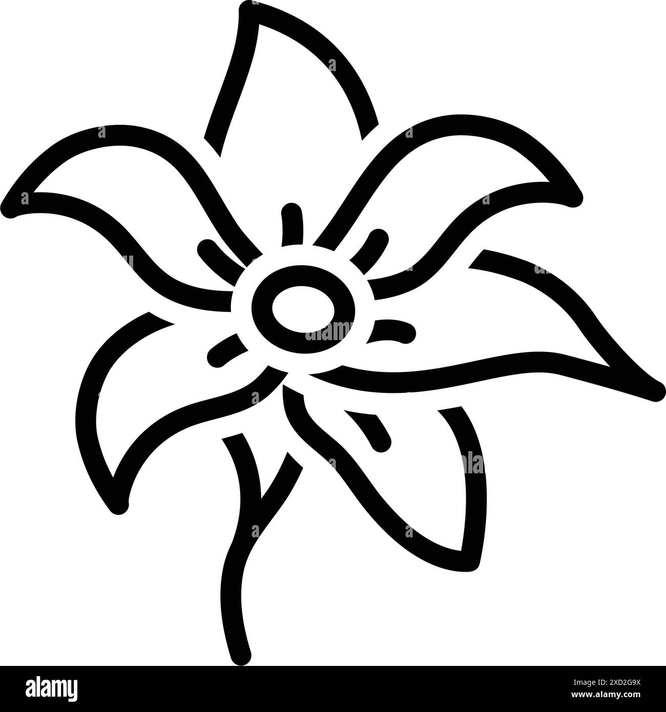 Icône pour safran de cobra, espèce Illustration de Vecteur