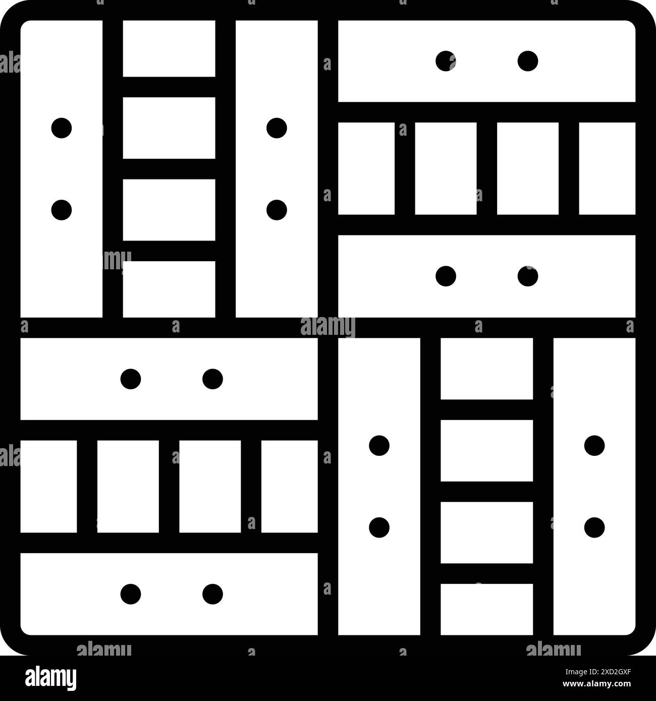 Icône étage, destination Illustration de Vecteur