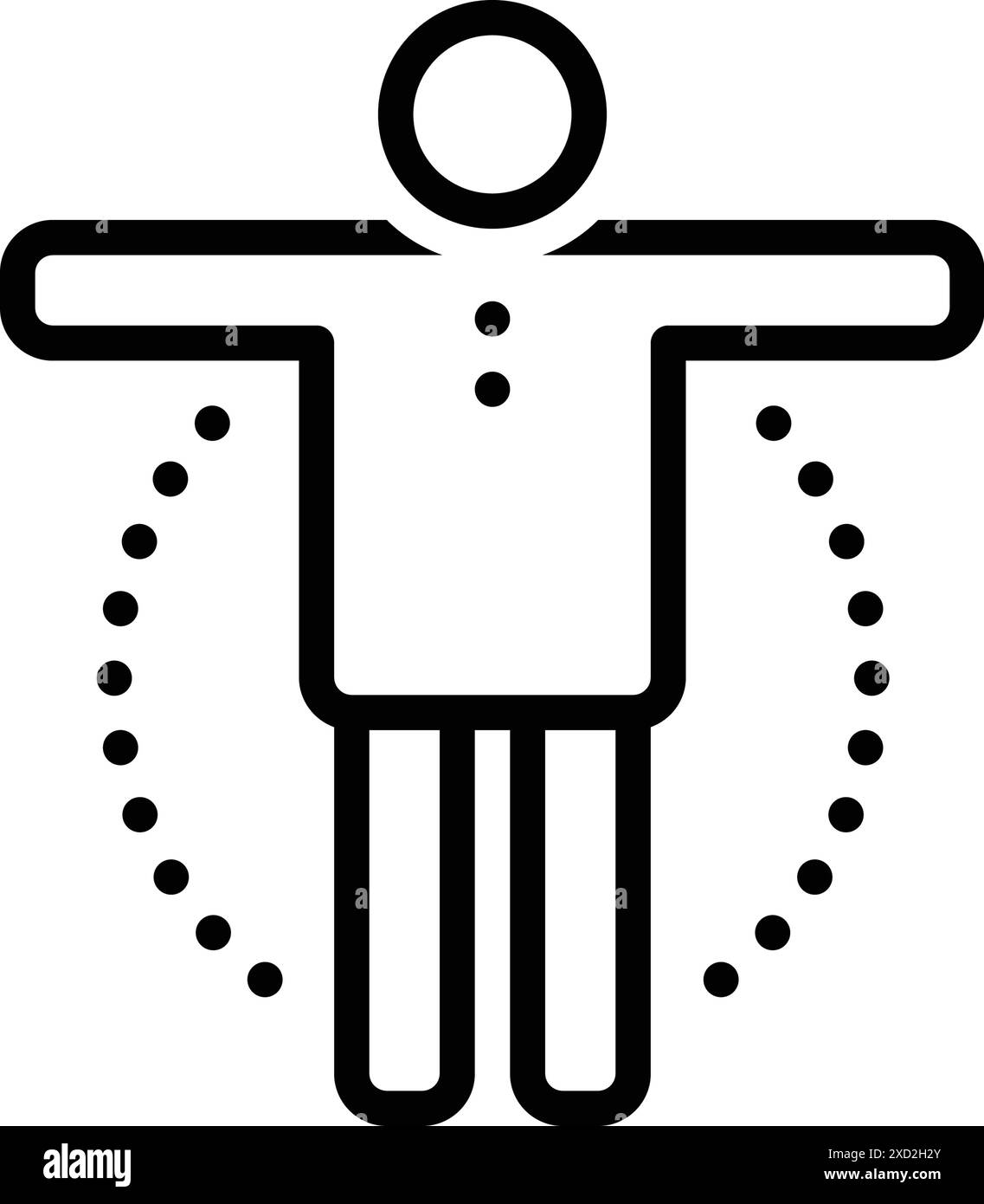 Icône pour corps, genre, corporalité Illustration de Vecteur