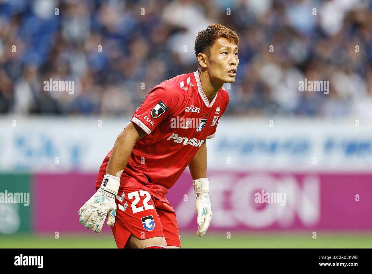 Suita, Japon. 16 juin 2024. Jun Ichimori (Gamba) Football/Football : Japonais '2024 Meiji Yasuda J1 League' match entre Gamba Osaka 2-1 Kashiwa Reysol au Panasonic Stadium Suita à Suita, Japon . Crédit : Mutsu Kawamori/AFLO/Alamy Live News Banque D'Images