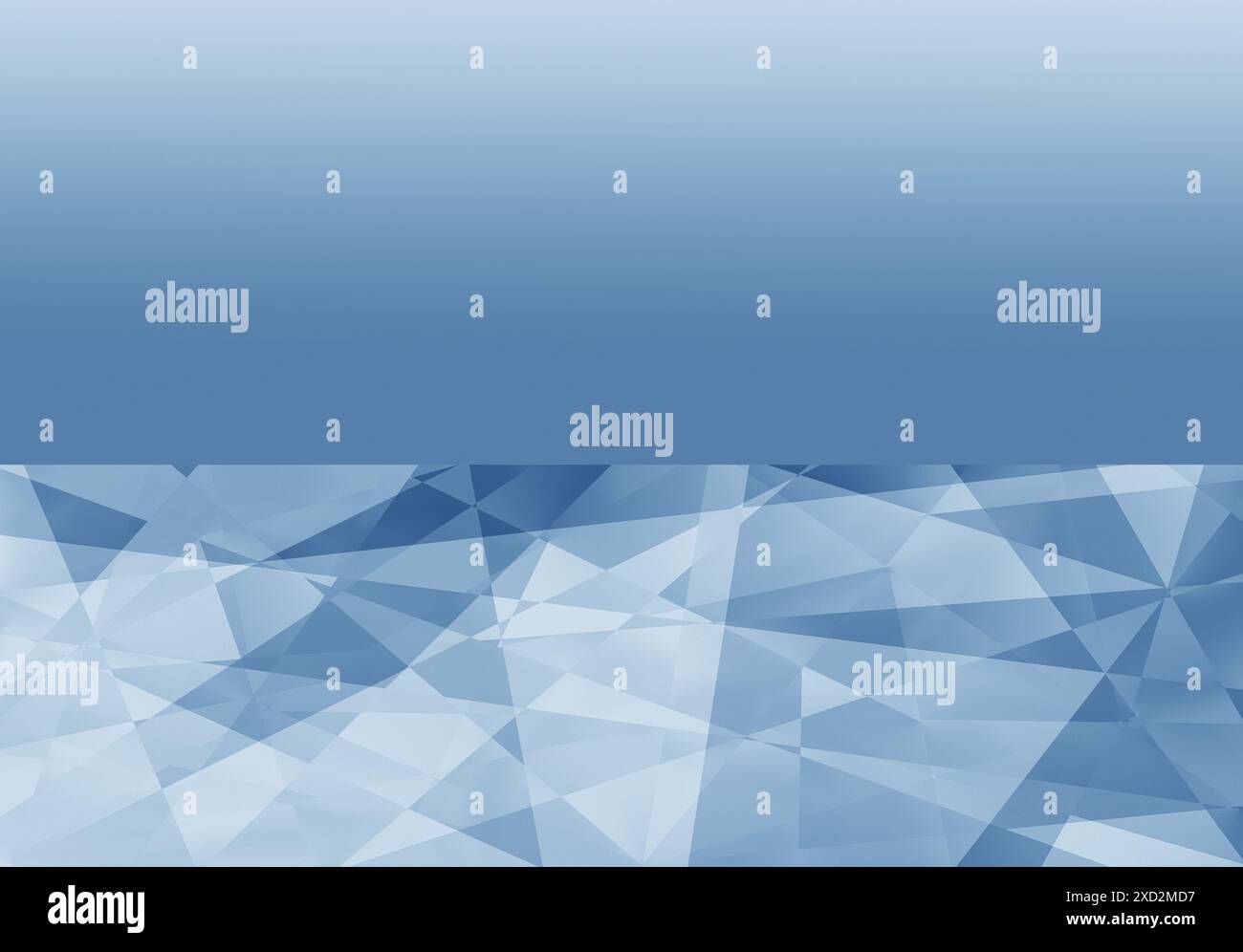 Fond géométrique fractal bleu abstrait avec un espace vide pour le texte Banque D'Images