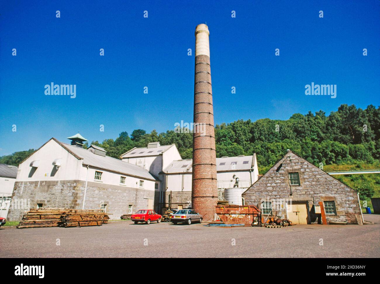 Distillerie Wisky, Glendullan, Écosse Banque D'Images