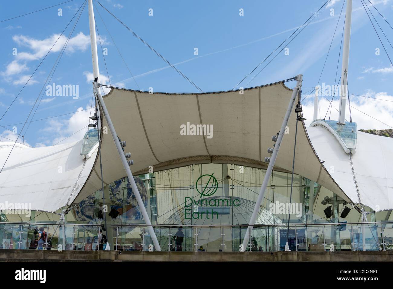 Édimbourg, Écosse, Royaume-Uni. Attraction dynamique des sciences de la Terre dans la ville. Banque D'Images
