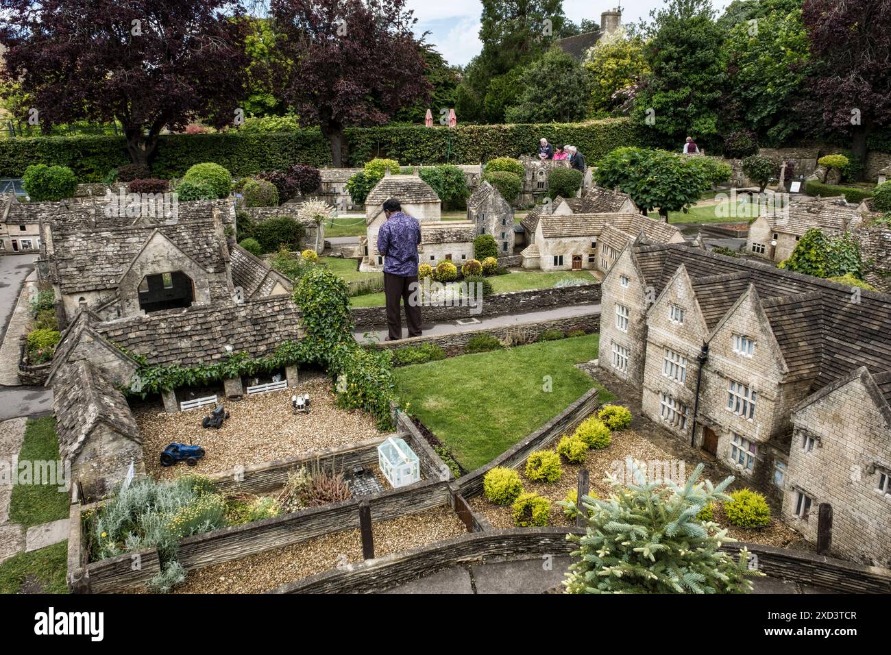 Le village modèle, Bourton on the Water, Royaume-Uni Banque D'Images