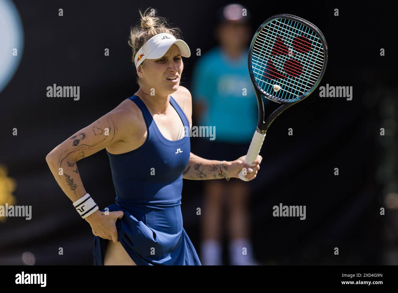 Berlin, Allemagne. 20 juin 2024 ; Rot Weiss Tennis Club, Grunewald, Berlin, Allemagne ; ecotrans WTA Ladies 500 Tennis German Open Berlin, jour 4 ; Marketa Vondrousova pendant ses célibataires femmes contre Kalinskaya crédit : action plus Sports images/Alamy Live News Banque D'Images