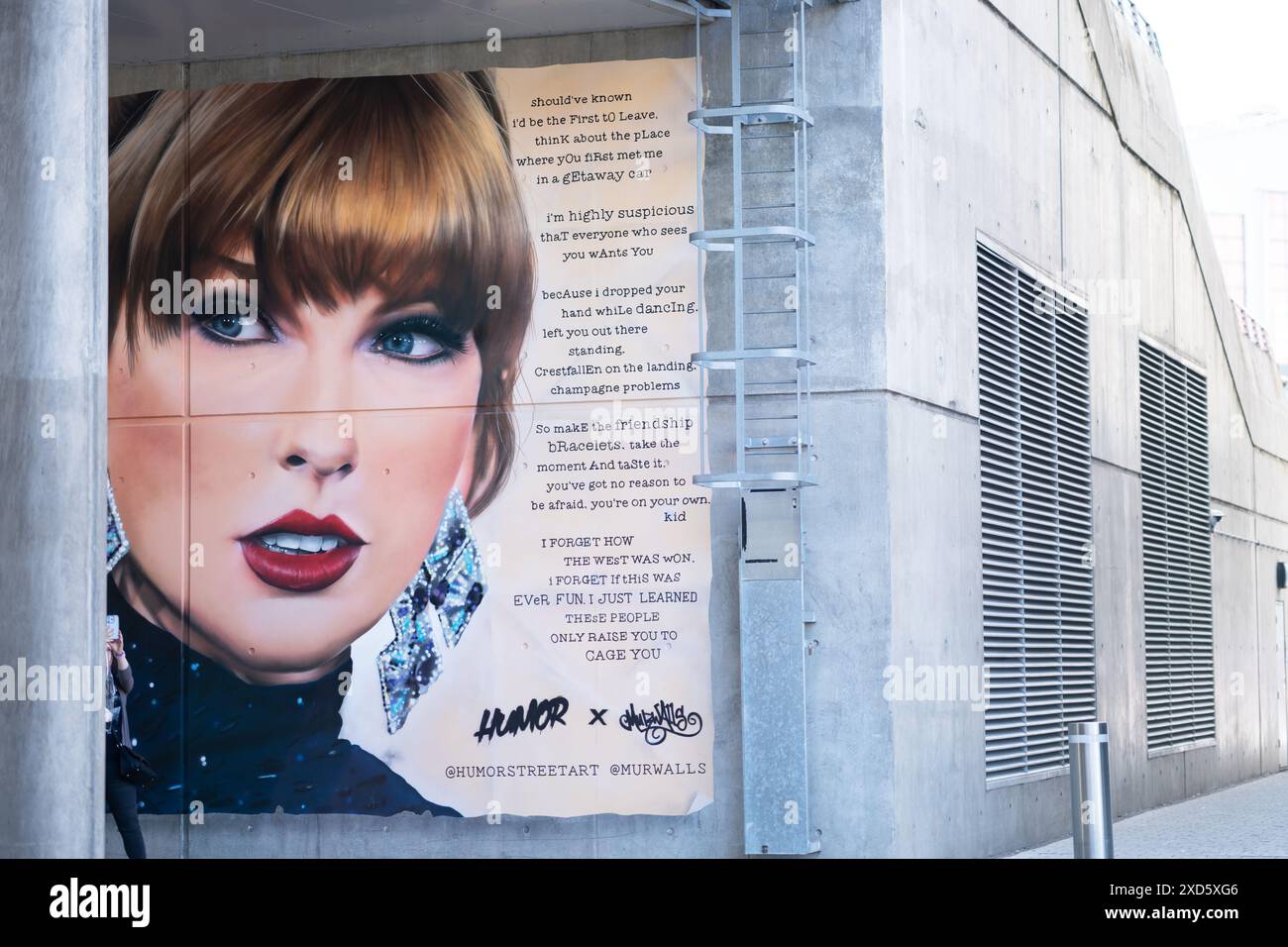Taylor Swift - Wembley Era Tour préparation du concert - Londres, Royaume-Uni juin 2024 swiftie Banque D'Images