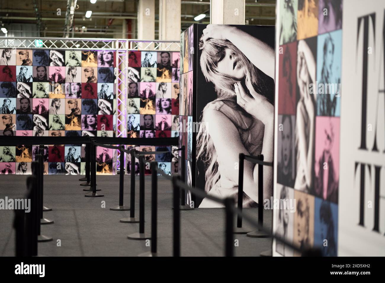 Taylor Swift - Wembley Era Tour préparation du concert - Londres, Royaume-Uni juin 2024 Swiftie Banque D'Images