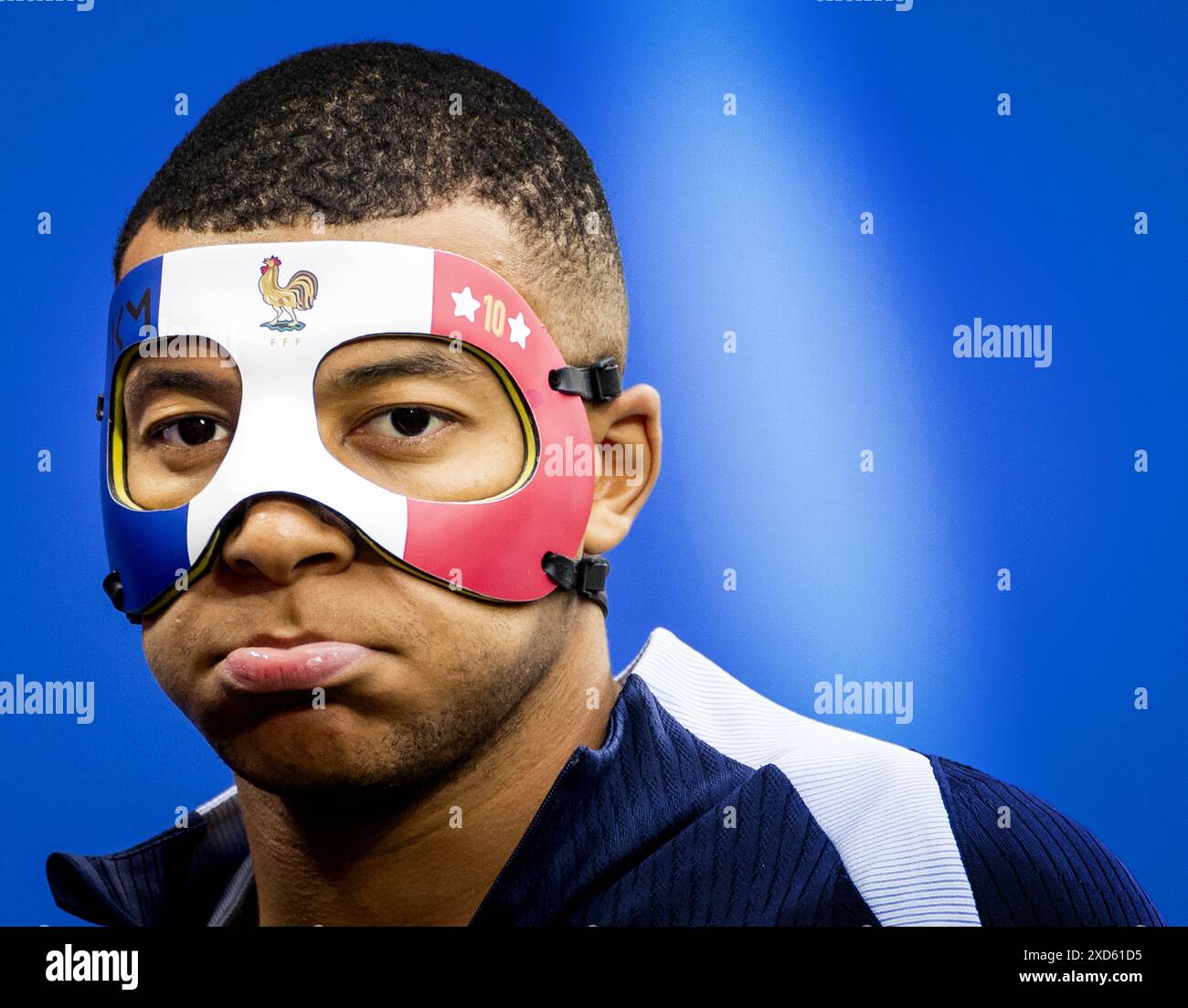 LEIPZIG - Kylian Mbappe lors d'une séance d'entraînement de l'équipe de France de football au stade de Leipzig le 20 juin 2024 à Leipzig, Allemagne. La France se prépare pour le match de groupe du Championnat d'Europe de football en Allemagne contre les pays-Bas. ANP KOEN VAN WEEL Banque D'Images