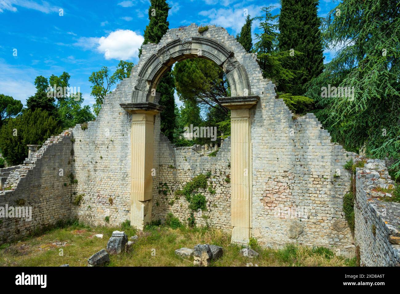 Vaison-la-Romaine. Site archéologique de la Villasse. Vaucluse. Provence-Alpes-Côte d'Azur. France Banque D'Images