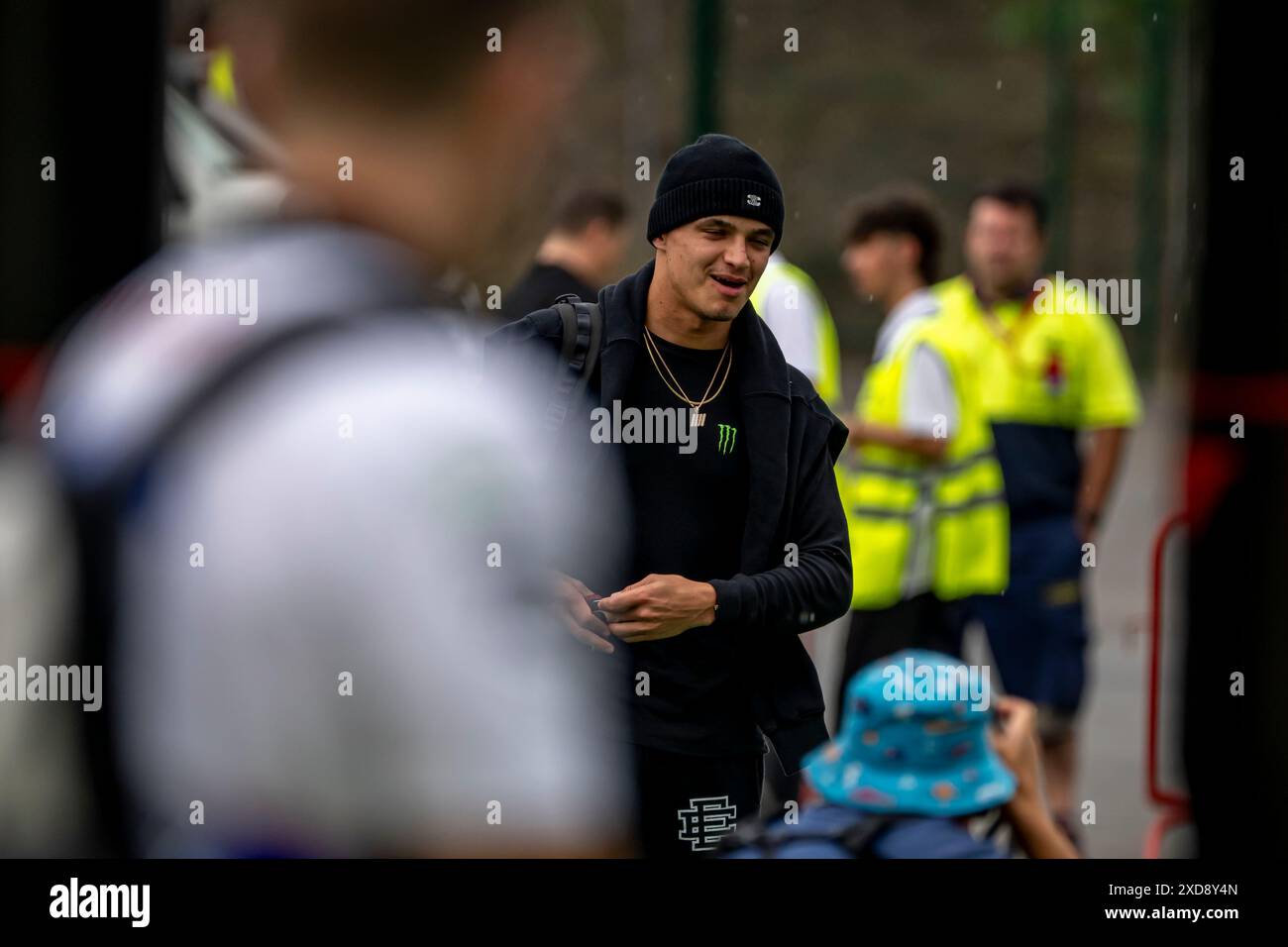 Montmelo, Espagne, 21 juin 2024, Lando Norris, du Royaume-Uni, concourt pour McLaren F1. The Build Up, 10e manche du championnat de formule 1 2024. Crédit : Michael Potts/Alamy Live News Banque D'Images