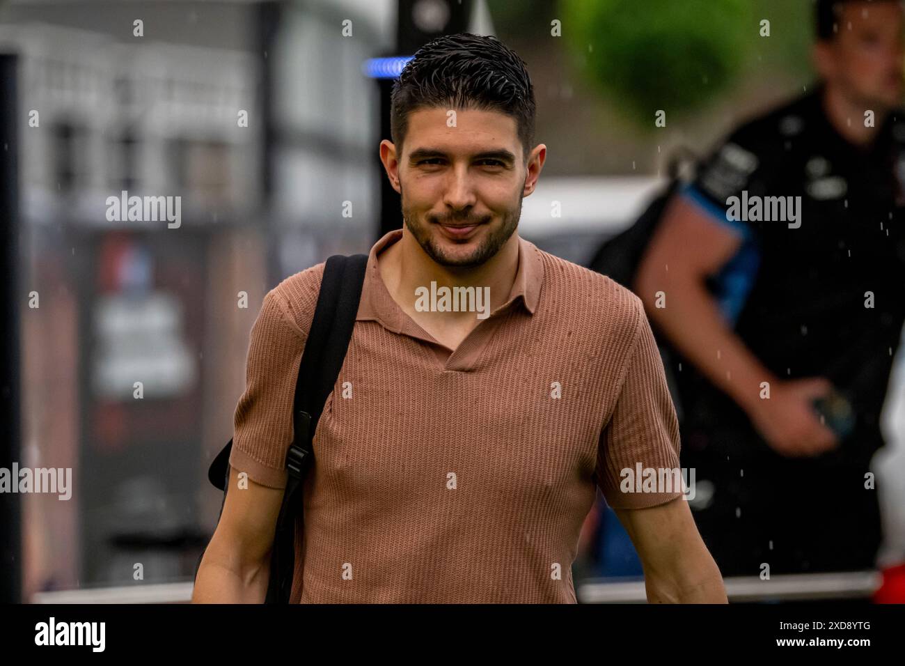 Montmelo, Espagne, 21 juin 2024, Esteban Ocon, de France, concourt pour Alpine . The Build Up, 10e manche du championnat de formule 1 2024. Crédit : Michael Potts/Alamy Live News Banque D'Images