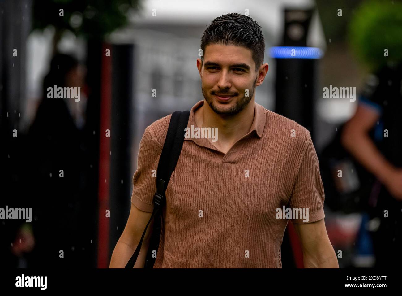 Montmelo, Espagne, 21 juin 2024, Esteban Ocon, de France, concourt pour Alpine . The Build Up, 10e manche du championnat de formule 1 2024. Crédit : Michael Potts/Alamy Live News Banque D'Images