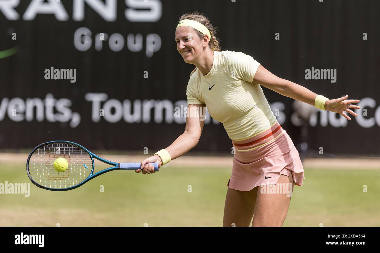 Berlin, Allemagne. 21 juin 2024. Rot Weiss Tennis Club, Grunewald, Berlin, Allemagne ; ecotrans WTA Ladies 500 Tennis German Open Berlin, jour 5 ; Victoria Azarenka. Action plus/Alamy Live News Banque D'Images
