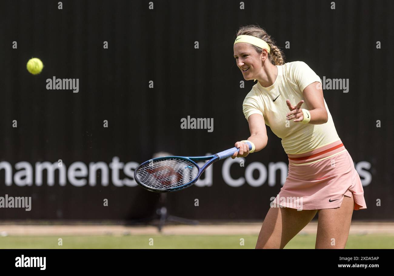 Berlin, Allemagne. 21 juin 2024. Rot Weiss Tennis Club, Grunewald, Berlin, Allemagne ; ecotrans WTA Ladies 500 Tennis German Open Berlin, jour 5 ; Victoria Azarenka. Action plus/Alamy Live News Banque D'Images
