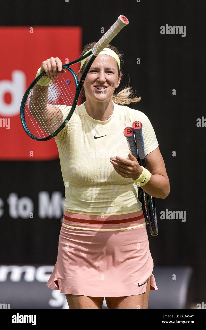 Berlin, Allemagne. 21 juin 2024. Rot Weiss Tennis Club, Grunewald, Berlin, Allemagne ; ecotrans WTA Ladies 500 Tennis German Open Berlin, jour 5 ; Victoria Azarenka. Action plus/Alamy Live News Banque D'Images