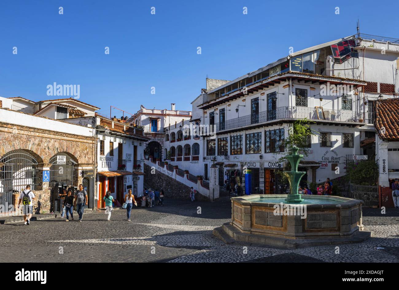 Plazuela de San Juan à Taxco, Mexique Banque D'Images