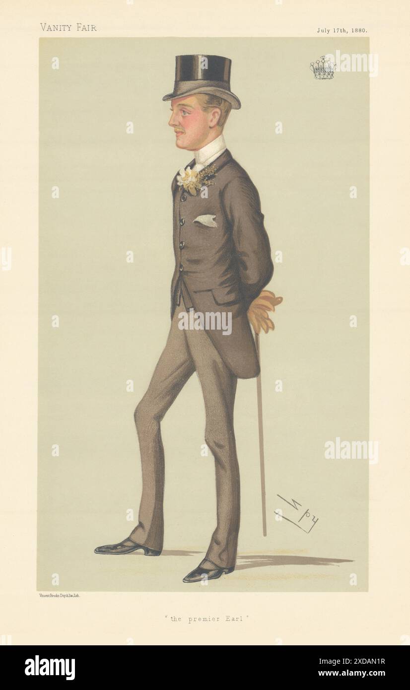LE comte de Shrewsbury & Talbot « le premier comte » 1880 Banque D'Images