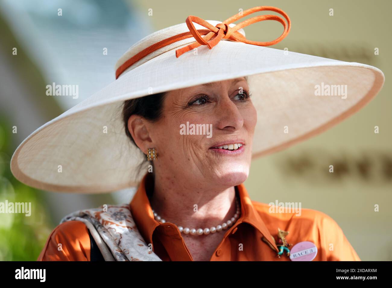 Princesse Zahra Aga Khan le quatrième jour de Royal Ascot à Ascot Racecourse, Berkshire. Date de la photo : vendredi 21 juin 2024. Banque D'Images