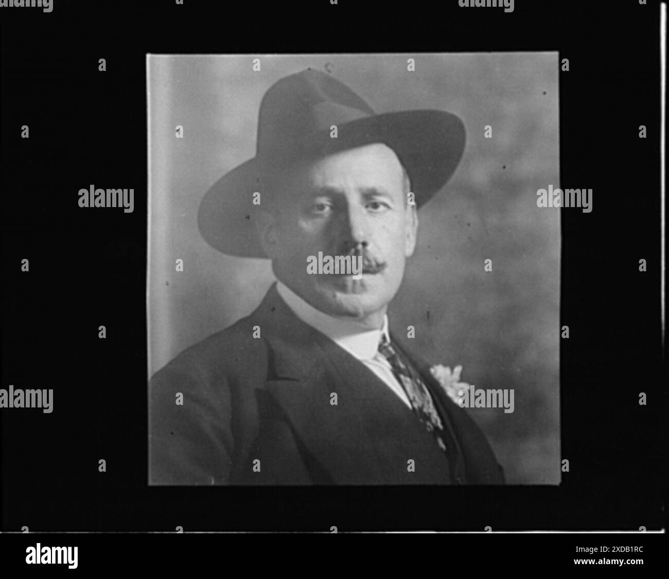 Portrait d'Ignacio Zuloaga. Collection de photographies Genthe. Banque D'Images